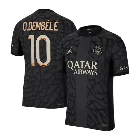 PSG O.DEMBÉLÉ #10 Third Away Soccer Jersey 2023/24 - Player Version - acejersey