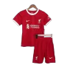 Kid's Liverpool Home Jerseys Kit(Jersey+Shorts) 2023/24 - acejersey