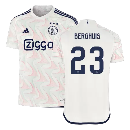 Men's Ajax BERGHUIS #23 Away Soccer Jersey 2023/24 - Fans Version - acejersey