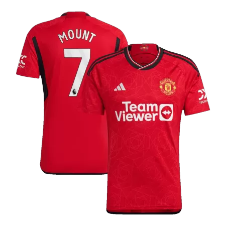 Men's Manchester United MOUNT #7 Home Soccer Jersey 2023/24 - acejersey