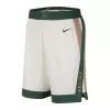 Men's Boston Celtics Cream Swingman Basketball Shorts 2023/24 - City Edition - acejersey