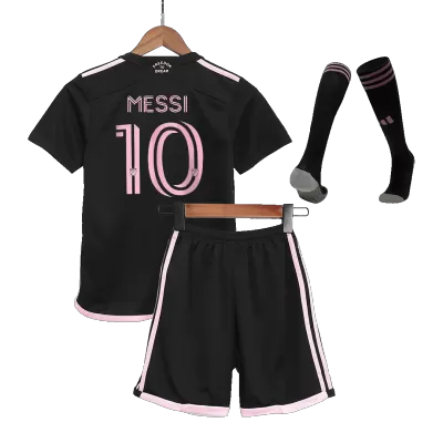 Kid's Inter Miami CF MESSI #10 Away Jersey Full Kit 2023/24 - acejersey