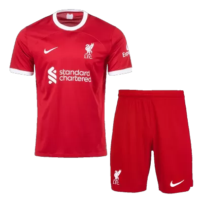 Men's Liverpool Home Jersey (Jersey+Shorts) Kit 2023/24 - Fans Version - acejersey