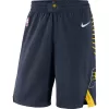 Men's Indiana Pacers Black Swingman Basketball Shorts 2023/24 - City Edition - acejersey