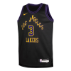 Youth Los Angeles Lakers Anthony Davis #3 Black Swingman Jersey 2023/24 - City Edition - acejersey