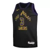 Youth Los Angeles Lakers Anthony Davis #3 Black Swingman Jersey 2023/24 - City Edition - acejersey