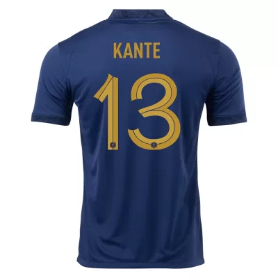 Men's France KANTE #13 Home Jersey World Cup 2022 - Fans Version - acejersey