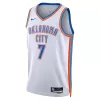 Men's Oklahoma City Thunder Chet Holmgren #7 White Swingman Jersey - Association Edition - acejersey