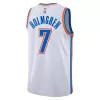 Men's Oklahoma City Thunder Chet Holmgren #7 White Swingman Jersey - Association Edition - acejersey