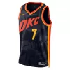 Men's Oklahoma City Thunder Chet Holmgren #7 Black Swingman Jersey - City Edition - acejersey