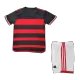 Kid's CR Flamengo Home Jerseys Kit(Jersey+Shorts) 2024/25 - acejersey