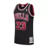 Men's Chicago Bulls Michael Jordan #23 Black Hardwood Classics Jersey 1997/98 - acejersey