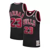 Men's Chicago Bulls Michael Jordan #23 Black Hardwood Classics Jersey 1997/98 - acejersey