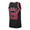 Men's Chicago Bulls Michael Jordan #23 Black Hardwood Classics Jersey 1997/98 - acejersey