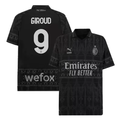 Men's AC Milan GIROUD #9 Fourth Away Soccer Jersey 2023/24 - acejersey