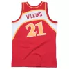 Men's Atlanta Hawks Dominique Wilkins #21 Hardwood Classics Swingman Jersey 1986/87 - acejersey