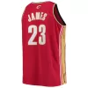 Men's Cleveland Cavaliers Lebron James #23 Red Hardwood Classics Swingman Jersey 2003/04 - acejersey