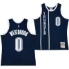 Men's Oklahoma City Thunder Russell Westbrook #0 Hardwood Classics Jersey 2015/16 - acejersey