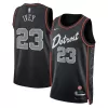 Men's Detroit Pistons Jaden Ivey #23 Black Swingman Jersey 2023/24 - City Edition - acejersey