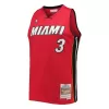 Men's Miami Heat Dwyane Wade #3 Red Hardwood Classics Swingman Jersey 2005/06 - acejersey