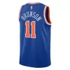 Men's New York Knicks Jalen Brunson #11 Blue Swingman Jersey - Icon Edition - acejersey