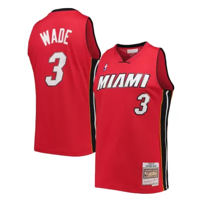 Men's Miami Heat Dwyane Wade #3 Red Hardwood Classics Swingman Jersey 2005/06 - acejersey