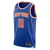 Men's New York Knicks Jalen Brunson #11 Blue Swingman Jersey - Icon Edition - acejersey