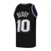 Men's acramento Kings Mike Bibby #10 Black Hardwood Classics Swingman Jersey 2001/02 - acejersey