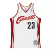 Men's Cleveland Cavaliers Lebron James #23 White Hardwood Classics Swingman Jersey 2003/04 - acejersey