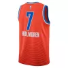 Men's Oklahoma City Thunder Chet Holmgren #7 Orange Swingman Jersey - Statement Edition - acejersey