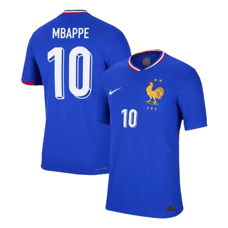 France MBAPPE #10 Home Soccer Jersey Euro Cup 2024 - Player Version - acejersey