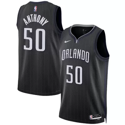 Men's Orlando Magic Cole Anthony #50 Black Swingman Jersey 2022/23 - City Edition - acejersey