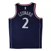 Men's Los Angeles Clippers Kawhi Leonard #2 Navy Swingman Jersey 2024/25 - Icon Edition - acejersey