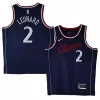 Men's Los Angeles Clippers Kawhi Leonard #2 Navy Swingman Jersey 2024/25 - Icon Edition - acejersey