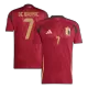 Men's Belgium DE BRUYNE #7 Home Soccer Jersey Euro 2024 - acejersey