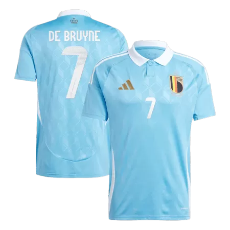 Men's Belgium DE BRUYNE #7 Away Soccer Jersey Euro 2024 - acejersey