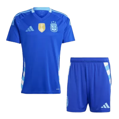 Men's Argentina Away Jersey (Jersey+Shorts) Kit Copa América 2024 - acejersey