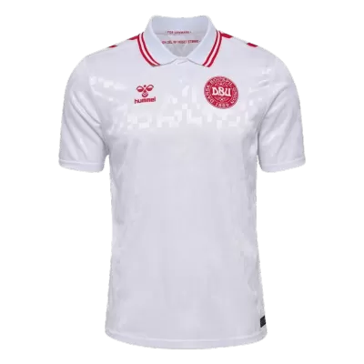 Men's Denmark Away Soccer Jersey Euro 2024 - acejersey