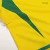 Brazil Home Retro Soccer Jersey 2002/03 - acejersey