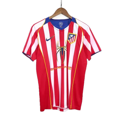 Atletico Madrid Home Retro Soccer Jersey 2004/05 - acejersey