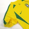 Brazil Home Retro Soccer Jersey 2002/03 - acejersey