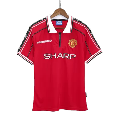 Manchester United Home Retro Soccer Jersey 98/00 - acejersey