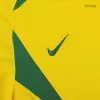 Brazil Home Retro Soccer Jersey 2002/03 - acejersey