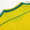 Brazil Home Retro Soccer Jersey 1998 - acejersey