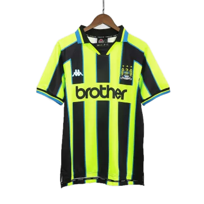 Manchester City Away Retro Soccer Jersey 1998/99 - acejersey