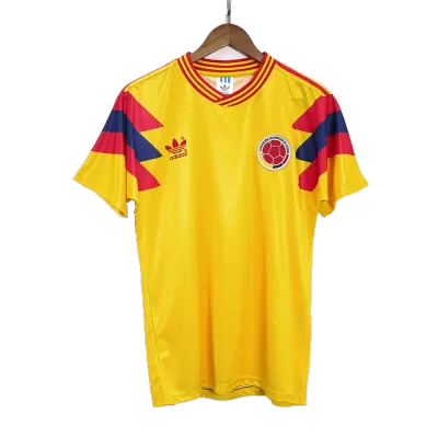 Colombia Home Retro Soccer Jersey 1990 - acejersey