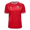 Men's Denmark Home Soccer Jersey Euro 2024 - acejersey