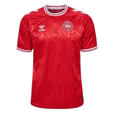 Men's Denmark Home Soccer Jersey Euro 2024 - acejersey