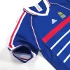 France Home Retro Soccer Jersey 1998 - acejersey