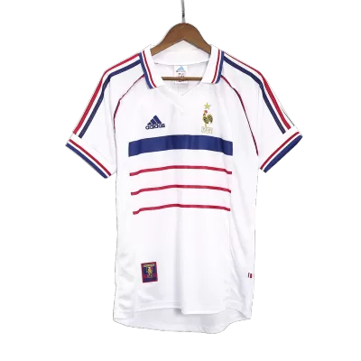 France Away Retro Soccer Jersey 1998 - acejersey